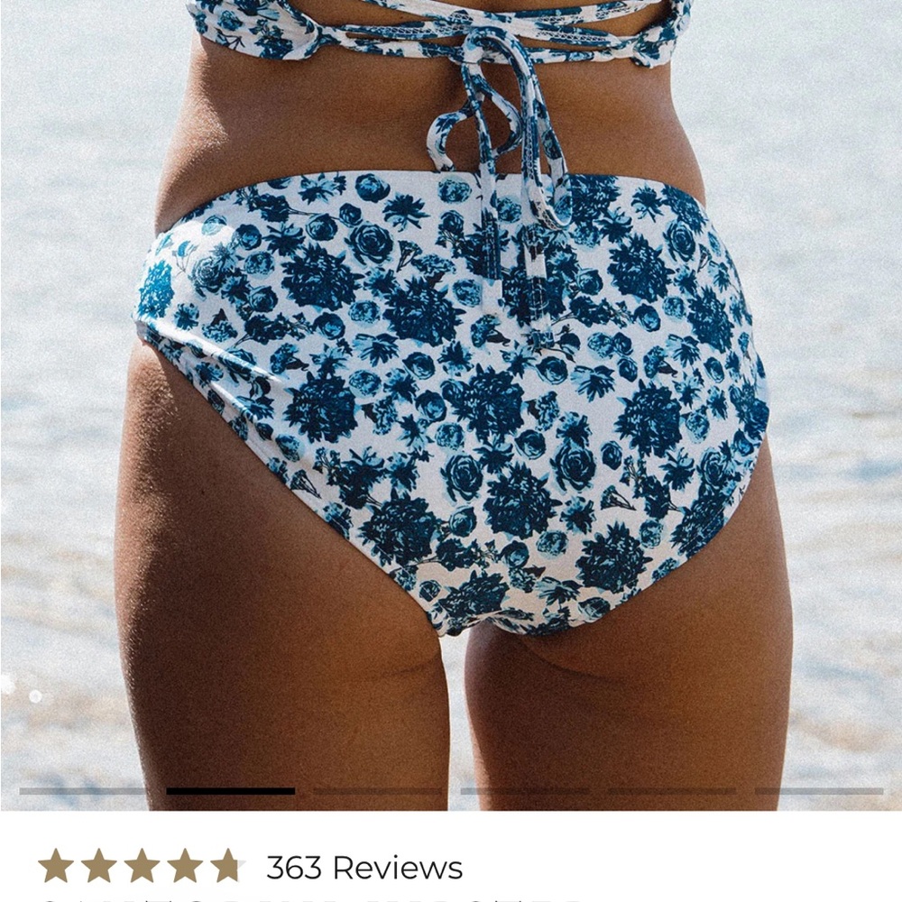 NWT Albion Fit 2 piece bikini set Santorini print. Size.Small - Picture 3 of 16